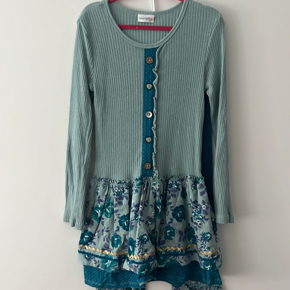 NWT dress with matching leggings, naartjie, size 7